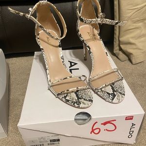 Leopard Aldo heels
